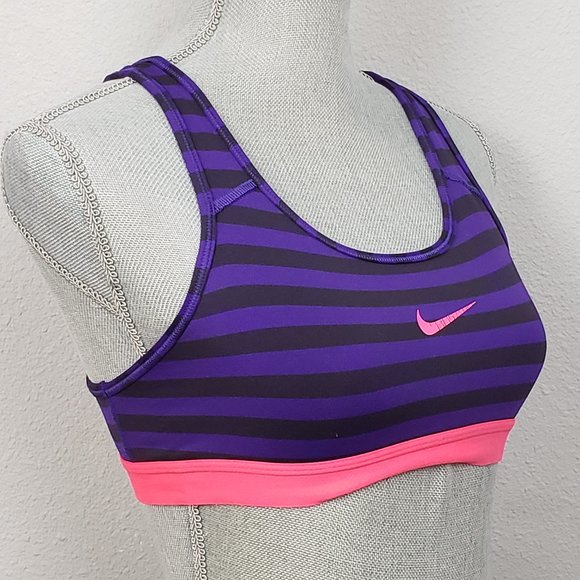 Nike Other - Nike Dri-fit sports bra striped size small